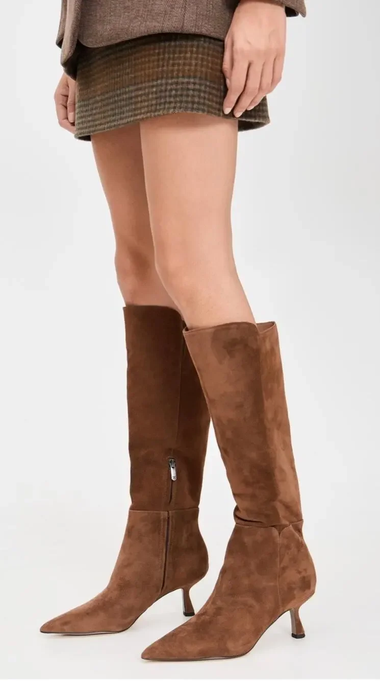 Sam Edelman Women's Brown Taylin Boots in Size 10 with extra calf space. NWOB